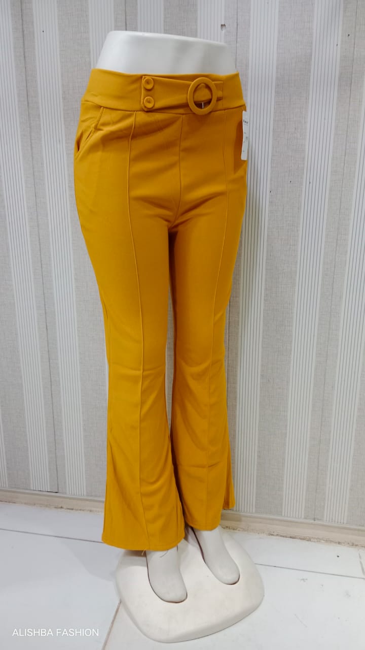 Premium Imported Yellow  Ladies Jeggings